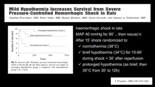Shock Sensitivity Rats Graph Suspended Animation by Mervyn Singer | PPTX