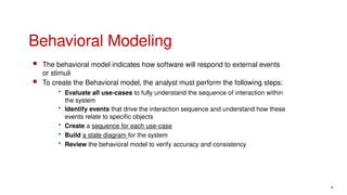 requirements modeling in softeware engineering | PPT