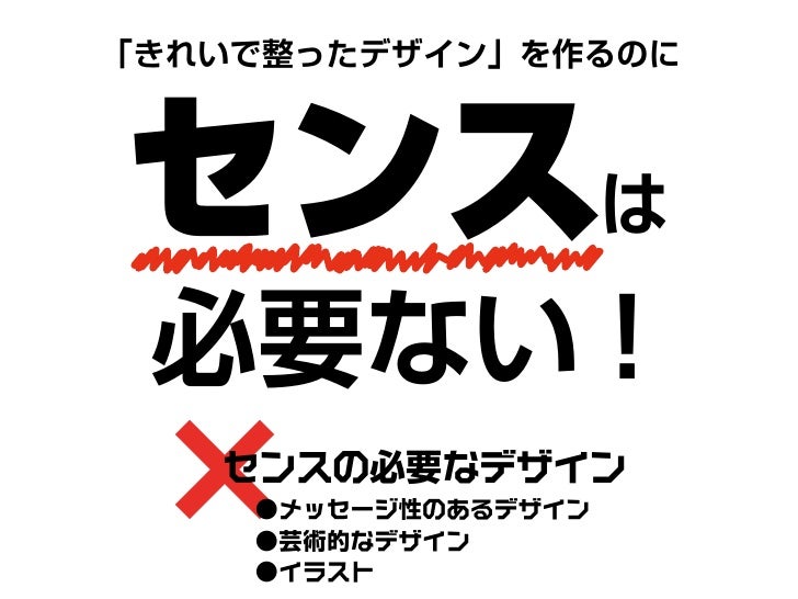 いいデザインと悪いデザイン いいデザインと悪いデザイン