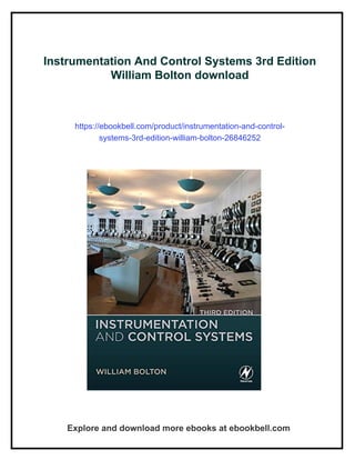 Instrumentation And Control Systems 3rd Edition William Bolton | PDF