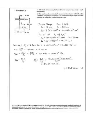 134269040 beer-mechanics-of-materials-5e-solutions-chapter-4