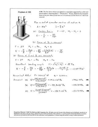 134269040 beer-mechanics-of-materials-5e-solutions-chapter-4