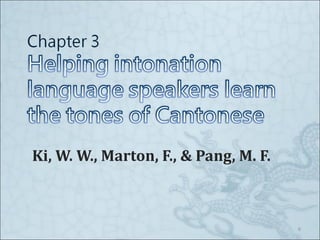 Ki, W. W., Marton, F., & Pang, M. F. 