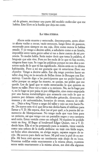 Testo Yonki Beatriz preciado