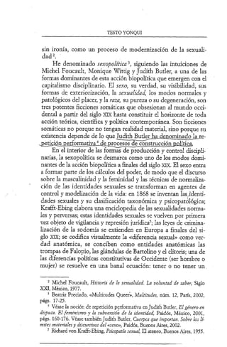 Testo Yonki Beatriz preciado