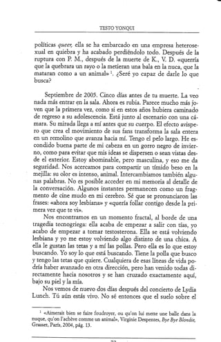 Testo Yonki Beatriz preciado