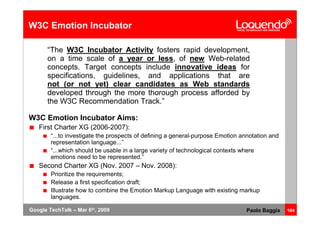 Voice Browsing And Multimodal Interaction In 2009