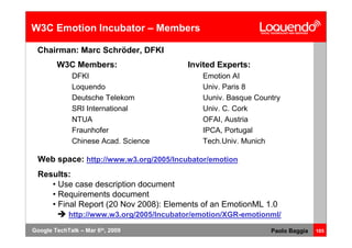 Voice Browsing And Multimodal Interaction In 2009