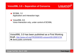 Voice Browsing And Multimodal Interaction In 2009