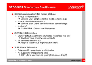 Voice Browsing And Multimodal Interaction In 2009