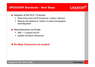 Voice Browsing And Multimodal Interaction In 2009