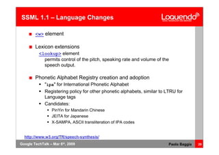 Voice Browsing And Multimodal Interaction In 2009