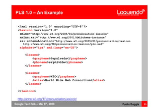Voice Browsing And Multimodal Interaction In 2009