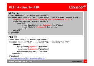 Voice Browsing And Multimodal Interaction In 2009