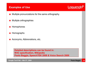 Voice Browsing And Multimodal Interaction In 2009