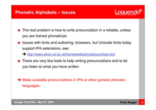 Voice Browsing And Multimodal Interaction In 2009