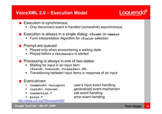 Voice Browsing And Multimodal Interaction In 2009