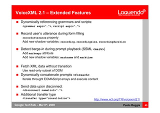 Voice Browsing And Multimodal Interaction In 2009