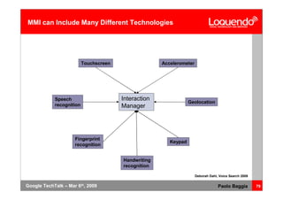 Voice Browsing And Multimodal Interaction In 2009