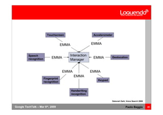 Voice Browsing And Multimodal Interaction In 2009