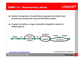 Voice Browsing And Multimodal Interaction In 2009