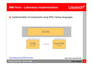 Voice Browsing And Multimodal Interaction In 2009