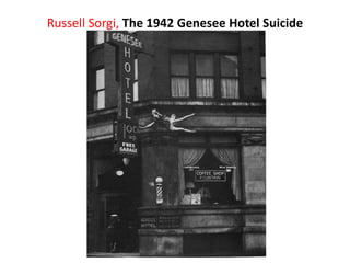 Russell Sorgi, The 1942 Genesee Hotel Suicide
 