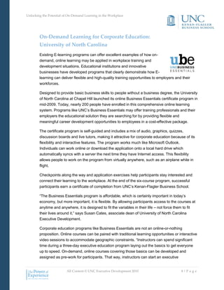 Learning Demand Examples Unlocking the Potential of On-Demand Learning in the Workplace | PDF