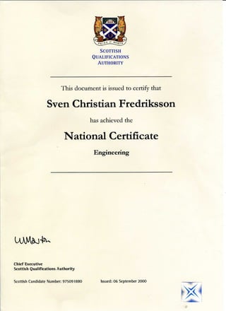 1.Engineering Certificate