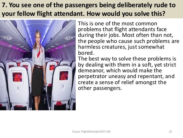 flight attendant interview questions