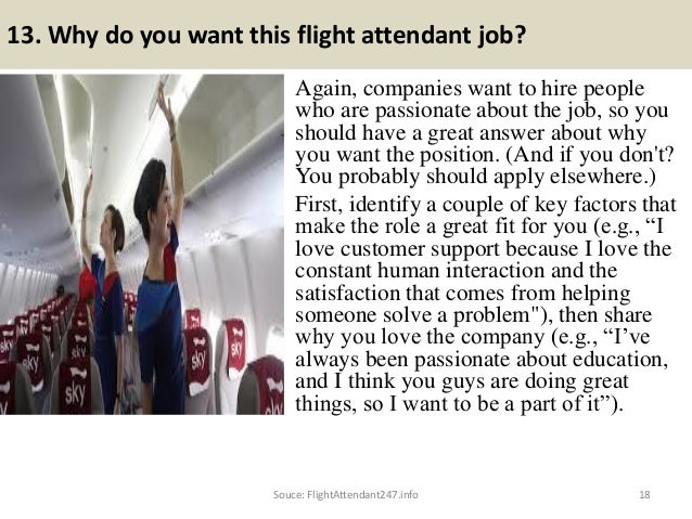 flight attendant interview questions