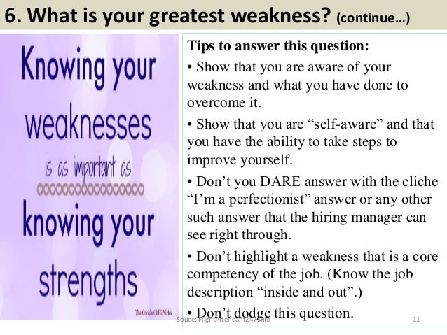 what are some examples of weaknesses