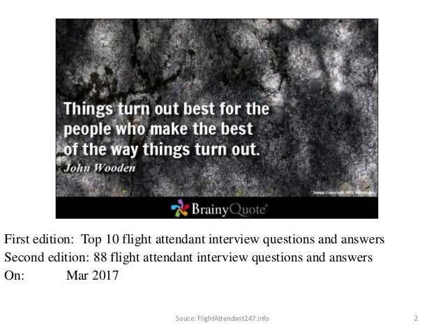 flight attendant interview tips