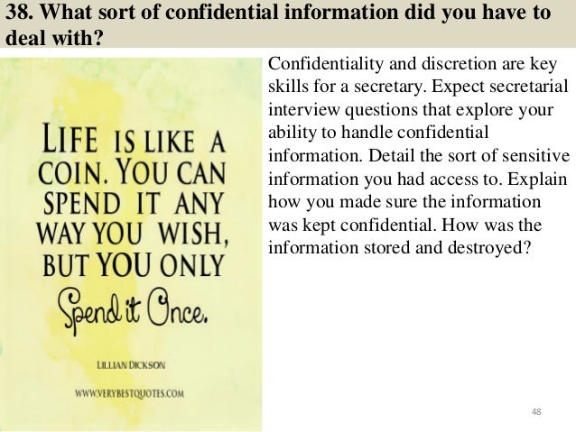 96 secretary interview questions and answers how to handle interview questions