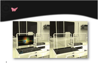 Finger Readerถ้าอยู่ในโหมดพักผ่อน นั่งเล่นหรือทานข้าว โต๊ะตัวนี้ก็จะทำหน้าที่เป็นที่สำหรับวางของ แต่ถ้าเข้าสู่โหมดพร้อมลุยงานเมื่อไหร่ล่ะก็มันก็พร้อมที่จะให้เพื่อนๆได้กระแทกปุ่มคีย์บอร์ดลงบนโต๊ะ เพื่อปั่นงานให้เสร็จได้เหมือนกันโต๊ะคอมฯแห่งโลกอนาคต