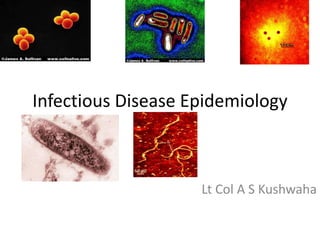 Infectious Disease Epidemiology

Lt Col A S Kushwaha

 