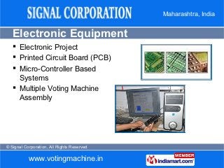 Maharashtra, India


   Electronic Equipment
    Electronic Project
    Printed Circuit Board (PCB)
    Micro-Controlle...