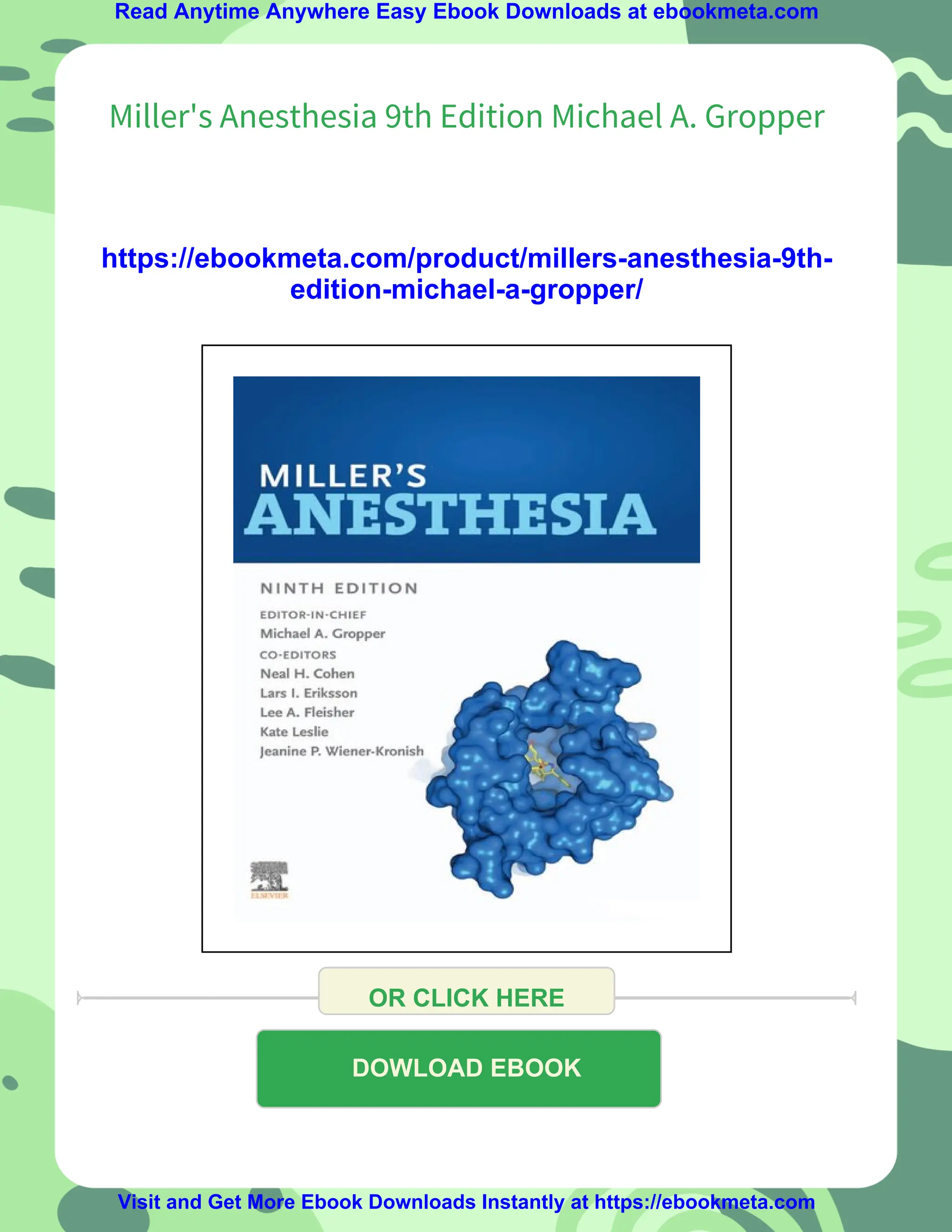 Miller's Anesthesia 第6版(翻訳) Miller's Anesthesia, 2-Volume Set - 8th Edition | Elsevier Shop