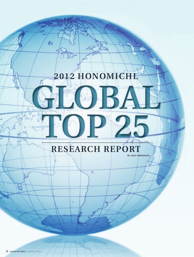 top 25 market research companies 2012