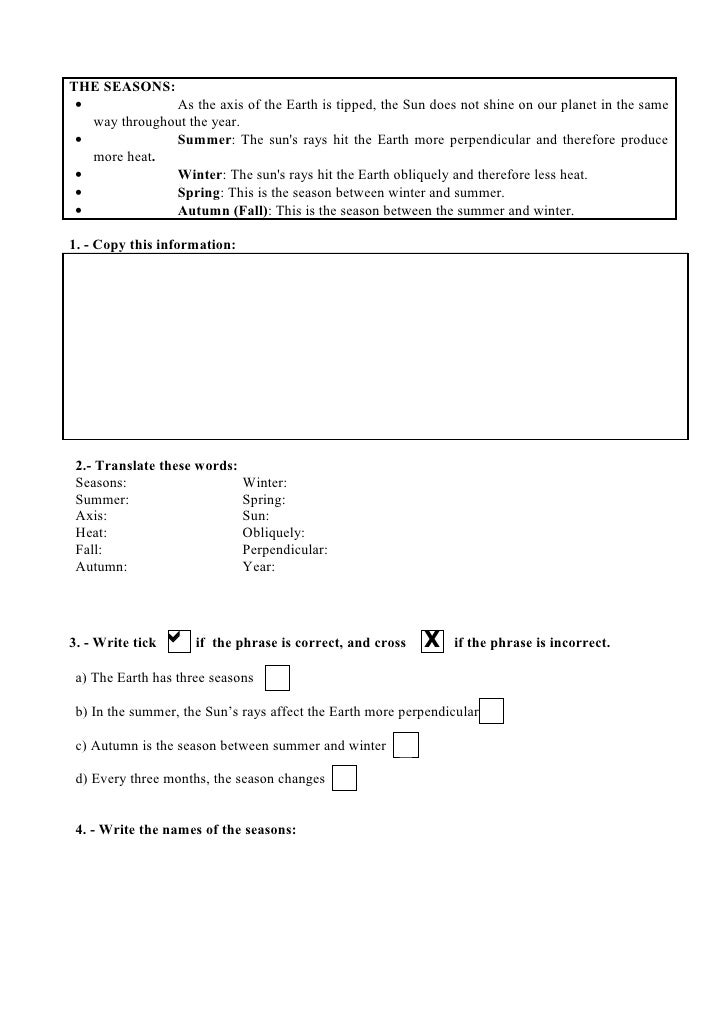 UNIT 02.-A SPACECRAFT CALLED EARTH (Worksheet)