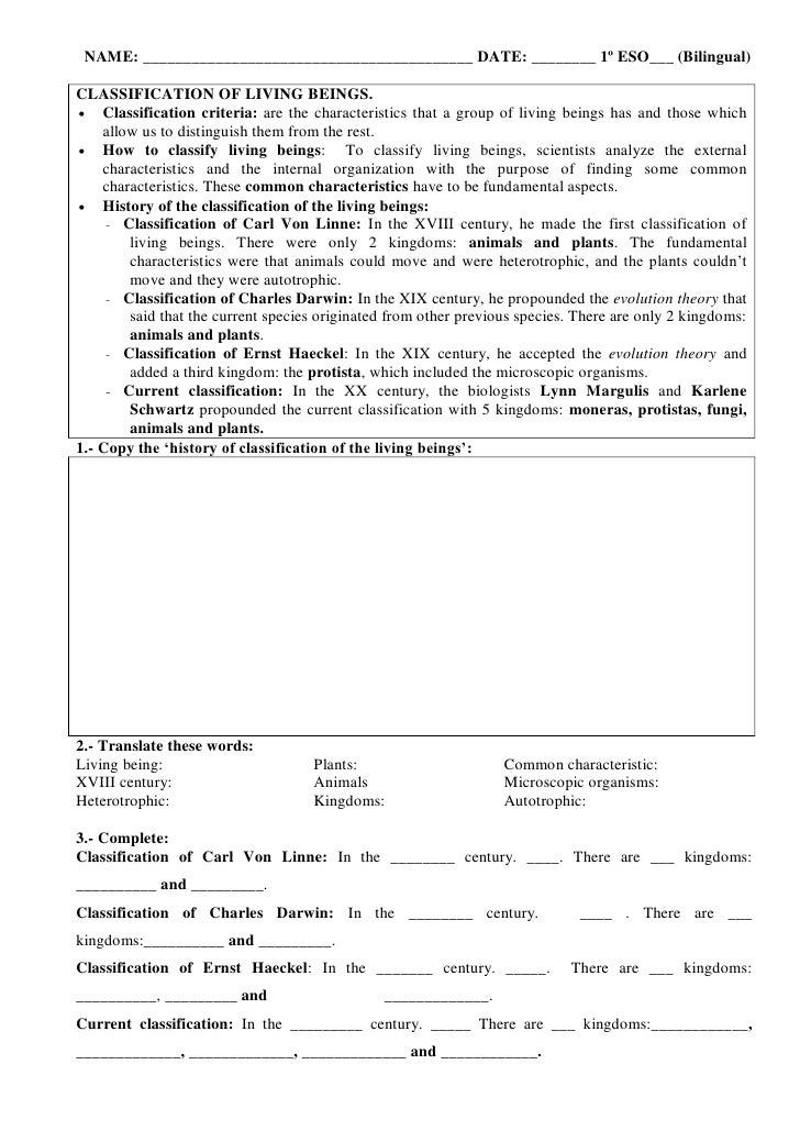 Threats To Biodiversity Worksheet - Ivuyteq