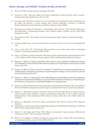 Gender, Sexuality, and HIV/AIDS: The What, the Why, and the How | PDF