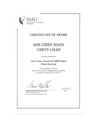 Sim Chien Soon Chevy Chad_SMU_Award2