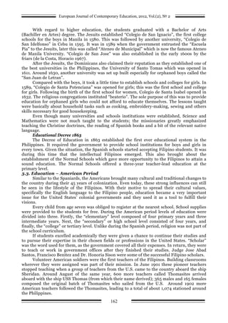 Features and Historical Aspects of the Philippines Educational system | PDF