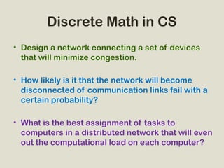 Discrete mATHEMATICS AND cOMPUTER SCIENCE | PPT