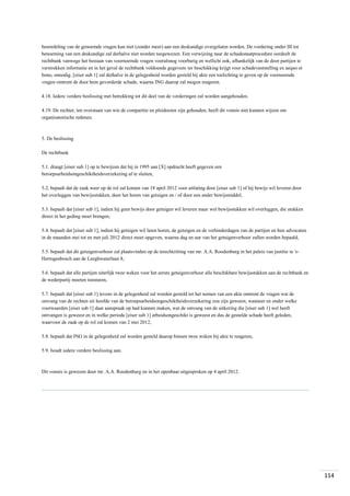 beoordeling van de genoemde vragen kan niet (zonder meer) aan een deskundige overgelaten worden. De vordering onder III tot
benoeming van een deskundige zal derhalve niet worden toegewezen. Een verwijzing naar de schadestaatprocedure oordeelt de
rechtbank vanwege het bestaan van voornoemde vragen vooralsnog voorbarig en wellicht ook, afhankelijk van de door partijen te
verstrekken informatie en in het geval de rechtbank voldoende gegevens ter beschikking krijgt voor schadevaststelling ex aequo et
bono, onnodig. [eiser sub 1] zal derhalve in de gelegenheid worden gesteld bij akte een toelichting te geven op de voornoemde
vragen omtrent de door hem gevorderde schade, waarna ING daarop zal mogen reageren.
4.18. Iedere verdere beslissing met betrekking tot dit deel van de vorderingen zal worden aangehouden.
4.19. De rechter, ten overstaan van wie de comparitie en pleidooien zijn gehouden, heeft dit vonnis niet kunnen wijzen om
organisatorische redenen.

5. De beslissing
De rechtbank
5.1. draagt [eiser sub 1] op te bewijzen dat hij in 1995 aan [X] opdracht heeft gegeven een
beroepsarbeidsongeschiktheidsverzekering af te sluiten,
5.2. bepaalt dat de zaak weer op de rol zal komen van 18 april 2012 voor uitlating door [eiser sub 1] of hij bewijs wil leveren door
het overleggen van bewijsstukken, door het horen van getuigen en / of door een ander bewijsmiddel,
5.3. bepaalt dat [eiser sub 1], indien hij geen bewijs door getuigen wil leveren maar wel bewijsstukken wil overleggen, die stukken
direct in het geding moet brengen,
5.4. bepaalt dat [eiser sub 1], indien hij getuigen wil laten horen, de getuigen en de verhinderdagen van de partijen en hun advocaten
in de maanden mei tot en met juli 2012 direct moet opgeven, waarna dag en uur van het getuigenverhoor zullen worden bepaald,
5.5. bepaalt dat dit getuigenverhoor zal plaatsvinden op de terechtzitting van mr. A.A. Roodenburg in het paleis van justitie te 'sHertogenbosch aan de Leeghwaterlaan 8,
5.6. bepaalt dat alle partijen uiterlijk twee weken voor het eerste getuigenverhoor alle beschikbare bewijsstukken aan de rechtbank en
de wederpartij moeten toesturen,
5.7. bepaalt dat [eiser sub 1] tevens in de gelegenheid zal worden gesteld tot het nemen van een akte omtrent de vragen wat de
omvang van de rechten uit hoofde van de beroepsarbeidsongeschiktheidsverzekering zou zijn geweest, wanneer en onder welke
voorwaarden [eiser sub 1] daar aanspraak op had kunnen maken, wat de omvang van de uitkering die [eiser sub 1] wel heeft
ontvangen is geweest en in welke periode [eiser sub 1] arbeidsongeschikt is geweest en dus de gestelde schade heeft geleden,
waarvoor de zaak op de rol zal komen van 2 mei 2012,
5.8. bepaalt dat ING in de gelegenheid zal worden gesteld daarop binnen twee weken bij akte te reageren,
5.9. houdt iedere verdere beslissing aan.

Dit vonnis is gewezen door mr. A.A. Roodenburg en in het openbaar uitgesproken op 4 april 2012.

114

 