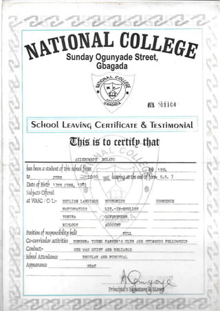 CREDENTIALS
