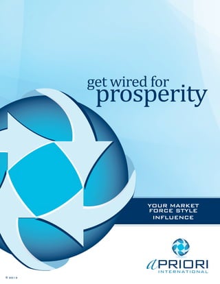 get wired for
prosperity
© 2013
YOUR MARKET
FORCE STYLE
INFLUENCE
 