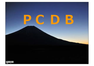 PointCloud DataBase
P C D B
 