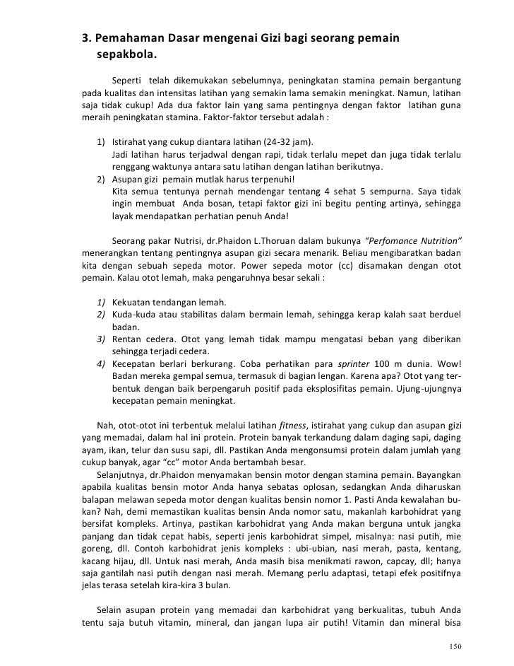 Kurikulum Sepak Bola Indonesia Bag 2